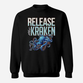 Release The Kraken - Great Octopus Monster Shirt Sweatshirt | Crazezy DE