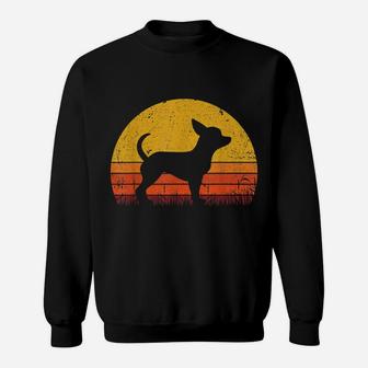 Retro Chihuahua Shirt Dog Mom Dog Dad Gift Vintage Chihuahua Sweatshirt | Crazezy