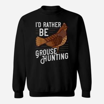 Ruffed Grouse Bird Gift Hunting Spruce Grouse Sweatshirt | Crazezy