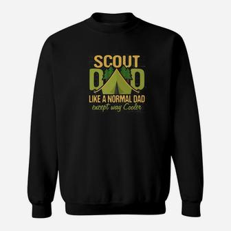 Scout Dad Cub Leader Boy Camping Scouting Gift Men Sweatshirt | Crazezy AU