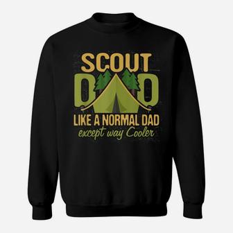 Scout Dad T Shirt Cub Leader Boy Camping Scouting Gift Men Sweatshirt | Crazezy CA