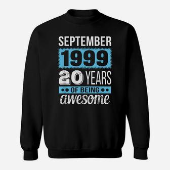 September 1999 Tshirt - September 20Th Birthday Gift Sweatshirt | Crazezy AU