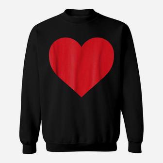 Short Sleeve Red Heart Valentine's Day Shirt Women Girls Top Sweatshirt | Crazezy
