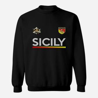 Sicilia Soccer T-shirt - Sicily, Italy Football Jersey Sweatshirt | Crazezy