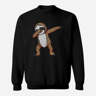 Sloth Dabbing Funny Dance Move Dab Gift Tee Shirt Black Youth B072njnngm 1 Sweatshirt | Crazezy