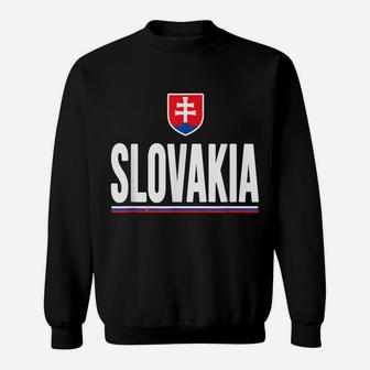 Slovakia T-Shirt Slovak Flag Slovensko Souvenir Love Gift Sweatshirt | Crazezy CA