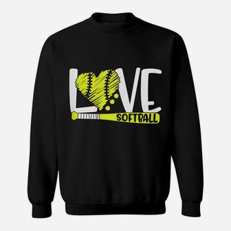 Softball Graphic Saying Gifts For Teen Girls And Women Sweatshirt | Crazezy