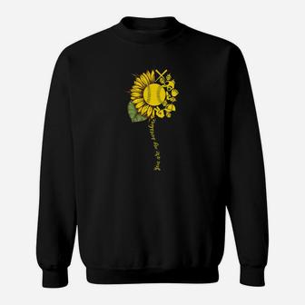 Softball Mom For Sunflower Lover You Are My Sunshine Sweatshirt | Crazezy DE