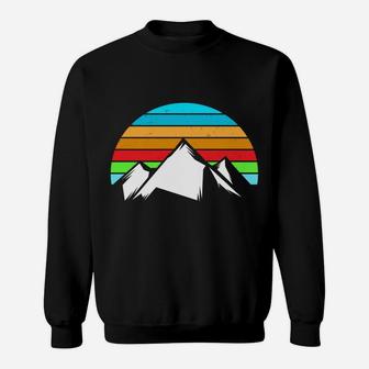 St George Utah Retro Circle Mountain Graphics Sweatshirt | Crazezy CA