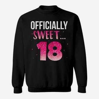 Sweet 18 Gift 18Th Birthday Present 18 Year Old Girls Sweatshirt | Crazezy