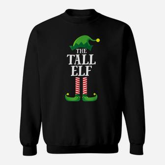 Tall Elf Matching Family Group Christmas Party Pajama Sweatshirt | Crazezy AU