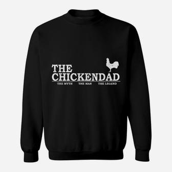 The Chicken Dad Pet Lover Father's Day Gift Tee Cute Sweatshirt | Crazezy DE