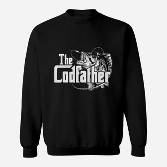 The Codfather Cod Fish Catcher Fishing Daddy Dad Father Papa T-shirt Sweatshirt | Crazezy