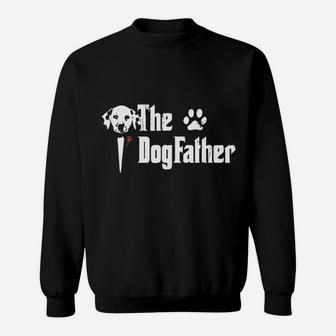 The DogFather Dalmatian Dog Dad Father Day Gift Sweat Shirt | Crazezy UK