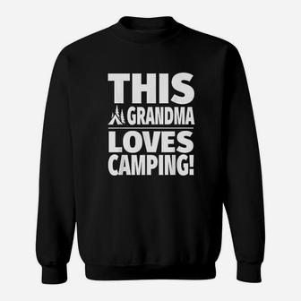 This Grandma Loves Camping Cute Camping Grandma Sweatshirt | Crazezy AU