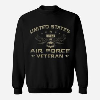 US Air Force Veteran Vintage T-Shirt Patriotic Gifts Sweatshirt | Crazezy