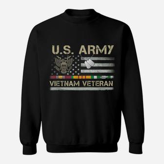 Us Army Vietnam Veteran Usa Flag Shirt, Veteran Vietnam Army Sweatshirt | Crazezy