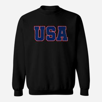Usa Flag Us Flag American Flag United States Of America Flag Sweatshirt | Crazezy