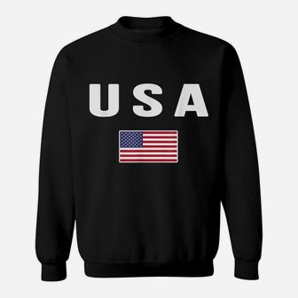 Usa T-Shirt American Flag Us America United States 4Th July Sweatshirt | Crazezy