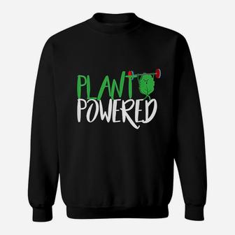 Vegan Workout Gift Design For Plant Powered Athletes Gym Sweatshirt | Crazezy CA