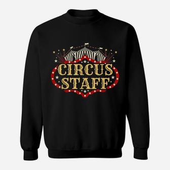 Vintage Circus Themed Birthday Party T Shirt - Event Staff Sweatshirt | Crazezy