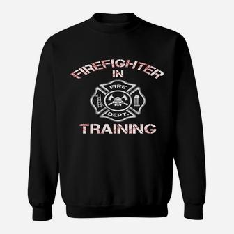 Vintage Firefighter In Training Fire Department Sweatshirt | Crazezy DE