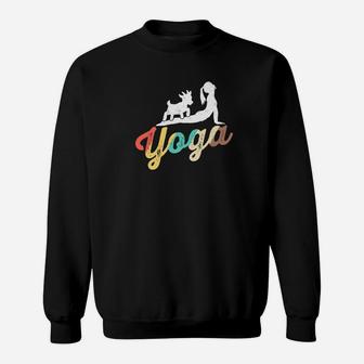 Vintage Goat Yoga For Women Funny Class Gift Retro Sweatshirt | Crazezy