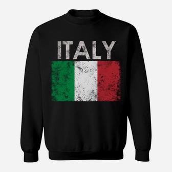 Vintage Italian Italy Flag Pride Hoodie Sweatshirt | Crazezy