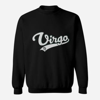 Virgo September Birthday Astrology Vintage Baseball Sweatshirt | Crazezy