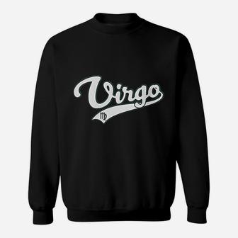 Virgo September Birthday Astrology Vintage Baseball Sweatshirt | Crazezy