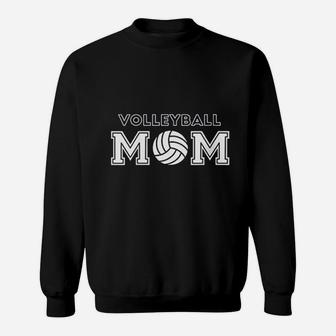 Volleyball Mom I Funny Women Player Saying Gift Sweatshirt | Crazezy CA