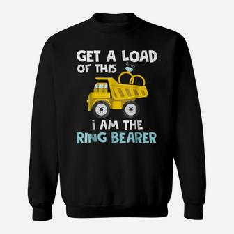 Wedding Shirts Ring Bearer Funny Truck Shirts Boys Men Gifts Sweatshirt | Crazezy