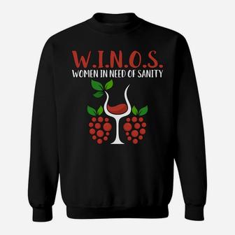 WINOS Women In Need Of Sanity Sweatshirt | Crazezy CA