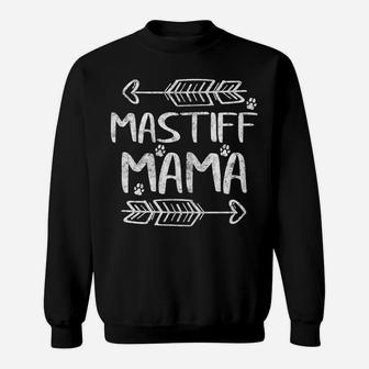 Womens English Mastiff Mama Shirt English Mastiff Mom Funny Dog Mom Sweatshirt | Crazezy