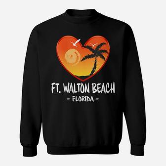 Womens FT WALTON BEACH, FLORIDA VACATION GETAWAY BEACH GIFT Sweatshirt | Crazezy