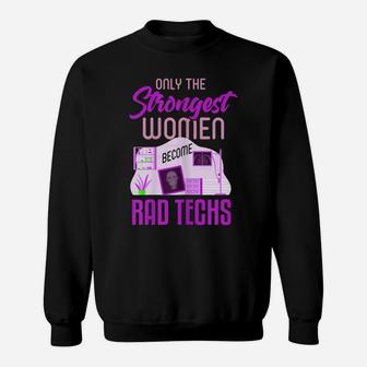 Womens Rad Tech Shirt Funny Female Radiologist Technologist Gift Sweatshirt | Crazezy CA