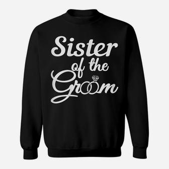 Womens Sister Of The Groom, Wedding, Bridal Shower Party, Matching Sweatshirt | Crazezy