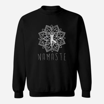 Yoga Namaste For Yoga Lovers Beautiful Yoga Gift Sweatshirt | Crazezy DE