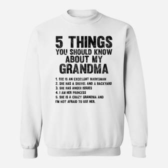 5 Things You Should Know About My Grandma Shirt Sweatshirt | Crazezy