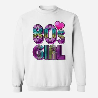 80'S Girl Birthday Party Costume Retro Vintage Gift Women Sweatshirt | Crazezy