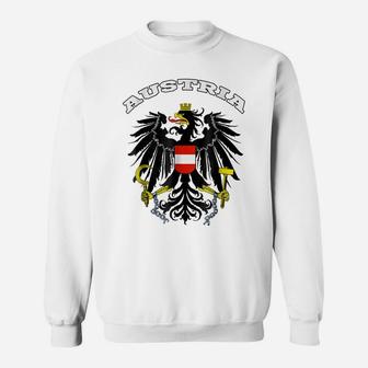 Austria T-Shirt Coat Of Arms Tee Flag Souvenir Vienna Sweatshirt | Crazezy