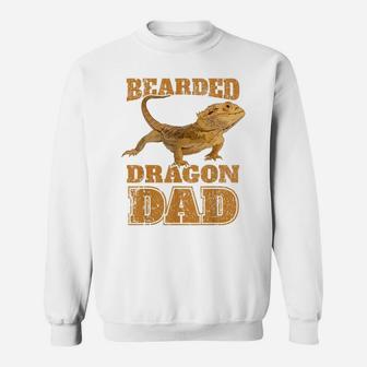 Bearded Dragon T Shirt Bearded Dragon Dad Papa Gift Tee Sweatshirt | Crazezy