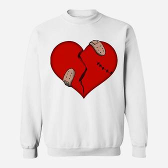Broken Heart Surgery Broken Heart Heartbreak Sweatshirt Sweatshirt | Crazezy CA