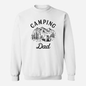 Camping Dad Cool Outdoor Vacation Fathers Day Sweatshirt | Crazezy