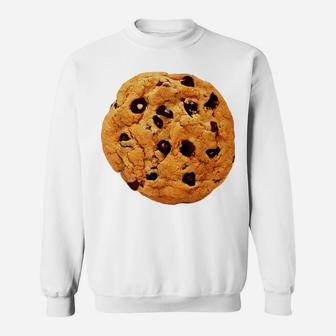 Chocolate Chip Cookie Costume Shirt Last Minute Lazy Party Sweatshirt | Crazezy