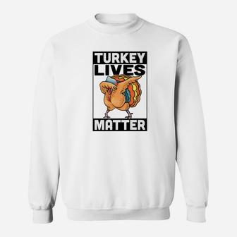 Dabbing Dance Funny Turkey For Thanksgiving Vegan Gift Sweatshirt | Crazezy