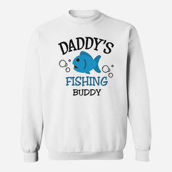 Daddys Dad Father Fishing Buddy Style B Fathers Day Sweatshirt | Crazezy DE