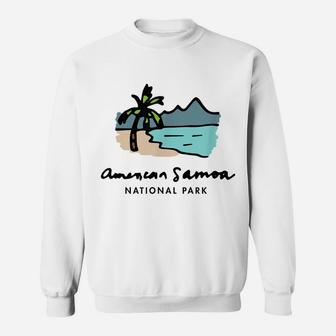 Family Vacation Gift - Retro American Samoa National Park Sweatshirt | Crazezy