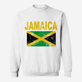 Flag Jamaica Tshirt Cool Jamaican Flags Travel Gift Top Tee Sweatshirt Sweatshirt | Crazezy DE