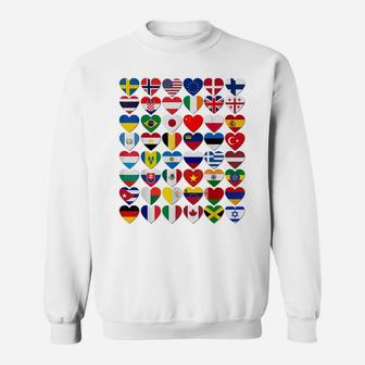 Flags Of The Countries Of The World,International Gift Sweatshirt | Crazezy DE